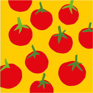 Bold Tomatoes coaster