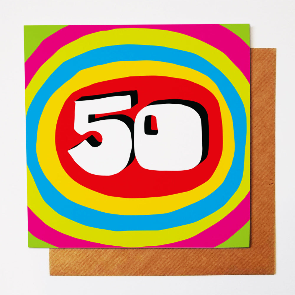 50th celebration card