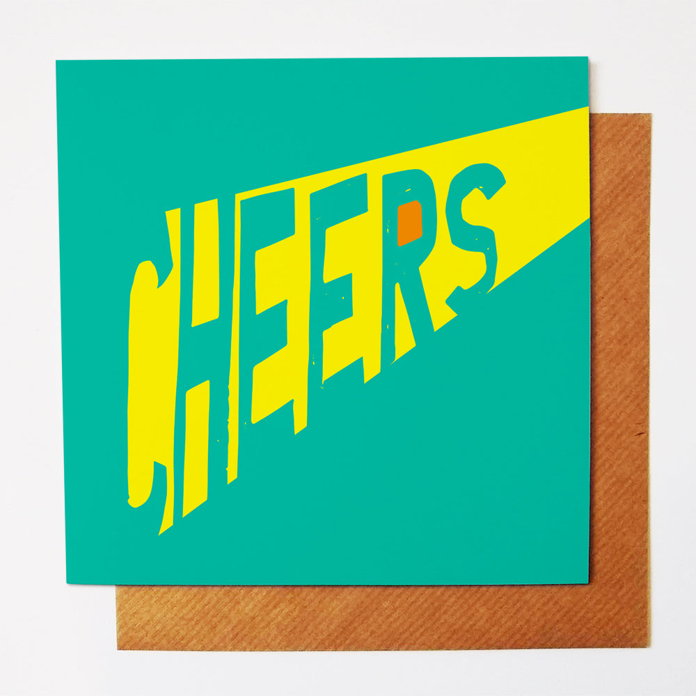 Cheers greetings card