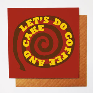 Coffee and Cake greetings card