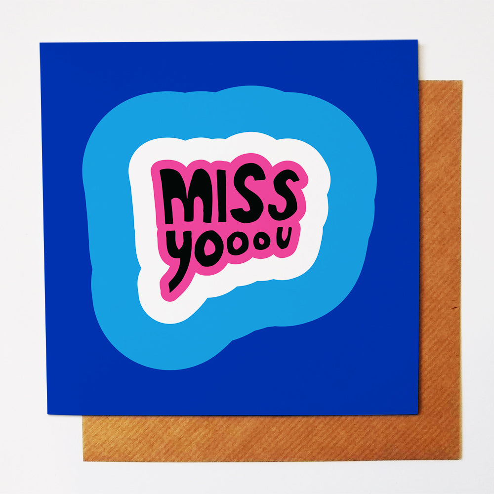 Miss Yooou greetings card