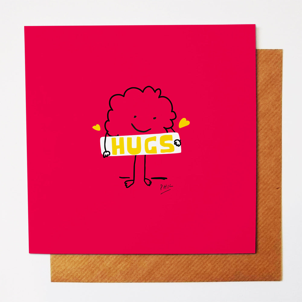Phil - Love and Hugs greetings card