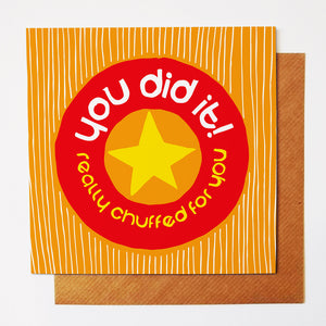 You Did It! greetings card