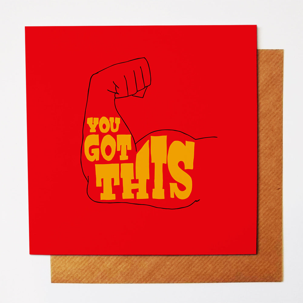 You Got This greetings card